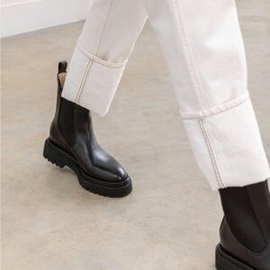 Dear Frances Black Ankle Boots